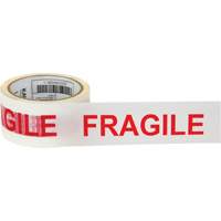 "Fragile" Box Sealing Tape, Hot Melt Adhesive, 2 mils, 48 mm (2") x 100 m (328') Air Extreme Inc.