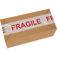 "Fragile" Box Sealing Tape, Hot Melt Adhesive, 2 mils, 48 mm (2") x 100 m (328') Air Extreme Inc.