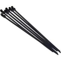 Screw-In Cable Tie, 8" Long, 50 lbs. Tensile Strength, Black Air Extreme Inc.