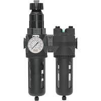 Filtre/r&eacute;gulateur + filtre coalescent drain manuel avec bol standard Modulair 400, 1/4" NPT, 150 psi, Capacit&eacute; de 9,1 oz liq. Air Extreme Inc.