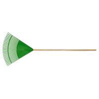 Fan Rake, 24" Blade, 26 Tines, Hardwood Handle, Plastic Blade Air Extreme Inc.