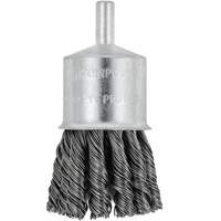 Shaft Mounted Knot Twisted End Brush, 1-1/8" Dia. x 1/4" Arbor Air Extreme Inc.