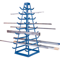 Supports pour tuyaux - Rangement horizontal, Horizontal, 9 Niveaux, 18" la x 40" p x 84" h, 1800 lb Cap. Air Extreme Inc.