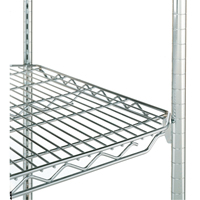 Qwikslot Adjustable Shelving Unit, 4 Tiers, 48" W x 54" H x 24" D Air Extreme Inc.