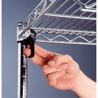 Super Adjustable Super Erecta&reg; Shelving, Add-On Kit, 5 Tiers, 36" W x 86-5/8" H x 24" D Air Extreme Inc.