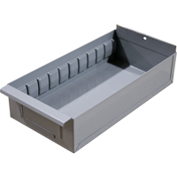 Interlok Boltless Shelving Shelf Box, Steel, 11-5/8" W x 12" D x 2-3/4" H, Light Grey Air Extreme Inc.