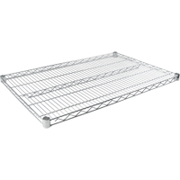 Standard-Duty Chromate Wire Shelf, 48" W x 24" D, 500 lbs. Capacity Air Extreme Inc.