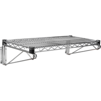 Wall Mount Wire Shelving Kit, Single Bracket, 200 lbs. Capacity, 14" D Air Extreme Inc.