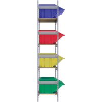 &eacute;tag&egrave;res larges avec bacs g&eacute;ants en plastique, Acier, Sans boulons, De base, 66" la x 72" h x 18" p Air Extreme Inc.