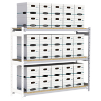 &eacute;tag&egrave;re-classeur de grande largeur, Acier, 3 Tablettes, 72" la x 18" p x 60" h, Ensemble Ajout Air Extreme Inc.