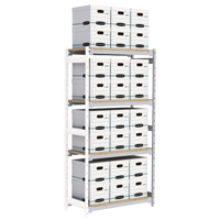 &eacute;tag&egrave;re-classeur de grande largeur, Acier, 4 Tablettes, 42" la x 18" p x 84" h, Ensemble Ajout Air Extreme Inc.