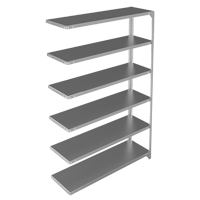 &eacute;l&eacute;ment de rayonnage, Acier galvanis&eacute;, Montant &agrave; fente, Capacit&eacute; 300 lb, 48" la x 72" h x 15" p Air Extreme Inc.