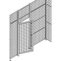 Porte basculante standard pour cloison en treillis m&eacute;tallique, 3' la x 7' h Air Extreme Inc.