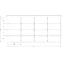 Cabinet d'entreposage &agrave; tiroirs int&eacute;gr&eacute; Interlok Air Extreme Inc.