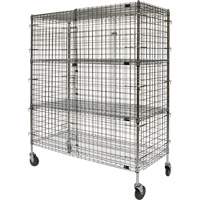 Chariot de s&eacute;curit&eacute;, Chrom&eacute;, 60" x 69" x 24", Capacit&eacute; 500 lb Air Extreme Inc.