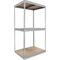 Heavy-Duty Shelving, Steel, Boltless, 1200 lbs. Capacity, 48" W x 84" H x 36" D Air Extreme Inc.