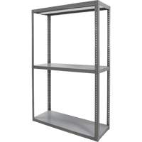 Heavy-Duty Shelving, Steel, Bolted, 3000 lbs. Capacity, 36" W x 72" H x 24" D Air Extreme Inc.