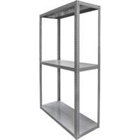Heavy-Duty Shelving, Steel, Bolted, 3000 lbs. Capacity, 36" W x 72" H x 24" D Air Extreme Inc.