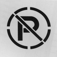 Pochoirs de symboles de s&eacute;curit&eacute;, Anglais, 15,5" x 15,5" Air Extreme Inc.