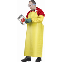 Flame Resistant Aprons, Neoprene/Polyester, 48" L x 35" W, Yellow Air Extreme Inc.
