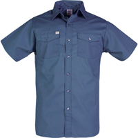 Work Shirts, Men's, Small, Navy Blue Air Extreme Inc.