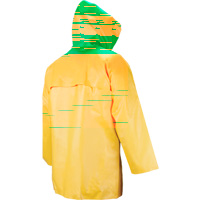 Manteau imperm&eacute;able Neo-slick r&eacute;sistant aux produits chimiques & &agrave; l'acide, Petit, Jaune, N&eacute;opr&egrave;ne Air Extreme Inc.