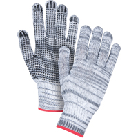 Dotted String Knit Gloves, Poly/Cotton, Single Sided, 7 Gauge, Small Air Extreme Inc.