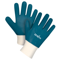 Gants &agrave; poignet en tricot de poids lourd, 11/2T-Grand, R&ecirc;vetement Nitrile, Enveloppe en Coton Air Extreme Inc.