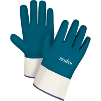 Gants &agrave; poignet de s&eacute;curit&eacute; de poids lourd, 11/2T-Grand, R&ecirc;vetement Nitrile, Enveloppe en Coton Air Extreme Inc.