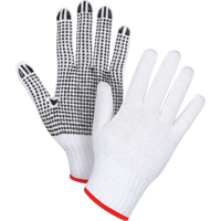 Dotted String Knit Gloves, Poly/Cotton, Single Sided, 7 Gauge, Small Air Extreme Inc.