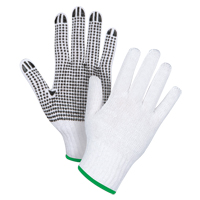 Dotted String Knit Gloves, Poly/Cotton, Single Sided, 7 Gauge, Medium Air Extreme Inc.