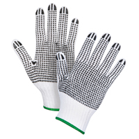 Double-Sided Dotted String Knit Gloves, Poly/Cotton, Double Sided, 7 Gauge, Medium Air Extreme Inc.