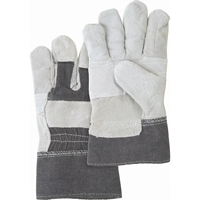 Gants d'ajusteur &agrave; paume renforc&eacute;e d'usage standard, Grand, Paume en Cuir de vache refendu, Doublure en Coton Air Extreme Inc.