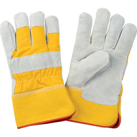 Gants d'ajusteur doubl&eacute;s pour l'hiver de premi&egrave;re qualit&eacute;, 2T-Grand, Paume en Cuir de vache refendu, Doublure en Molleton de mousse Air Extreme Inc.
