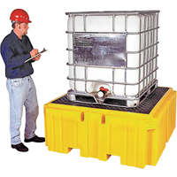 IBC Spill Pallet Plus&reg; Without Drain, 365 US gal. Spill Capacity, 62" x 62" x 28" Air Extreme Inc.