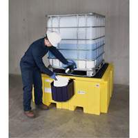 IBC Spill Pallet Plus&reg; Without Drain, 365 US gal. Spill Capacity, 62" x 62" x 28" Air Extreme Inc.