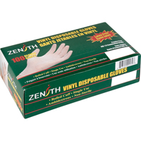 Gants jetables, Petit, Vinyle, 4 mils, Sans poudre, Blanc Air Extreme Inc.