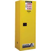 Sure-Grip&reg; EX Slimline Flammable Safety Cabinet, 22 gal., 1 Door, 23.25" W x 65" H x 18" D Air Extreme Inc.