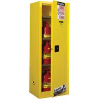 Sure-Grip&reg; EX Slimline Flammable Safety Cabinet, 22 gal., 1 Door, 23.25" W x 65" H x 18" D Air Extreme Inc.