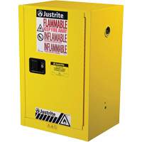 Sure-Grip&reg; EX Compac Flammable Safety Cabinet, 12 gal., 1 Door, 23.25" W x 35" H x 18" D Air Extreme Inc.