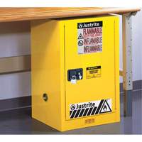 Sure-Grip&reg; EX Compac Flammable Safety Cabinet, 12 gal., 1 Door, 23.25" W x 35" H x 18" D Air Extreme Inc.