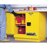 Sure-Grip&reg; EX Undercounter Flammable Safety Cabinet, 22 gal., 2 Door, 35" W x 35" H x 22" D Air Extreme Inc.