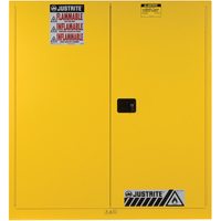 Armoires Sure-Grip EX pour entreposage de barils &agrave; la verticale, Capacit&eacute; de 60 gal. US, 2 barils, Jaune Air Extreme Inc.