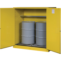 Armoires Sure-Grip EX pour entreposage de barils &agrave; la verticale, Capacit&eacute; de 110 gal. US, 2 barils, Jaune Air Extreme Inc.
