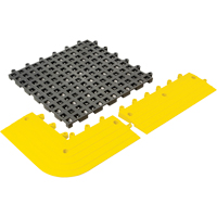 ErgoDeck&reg; General Purpose No. 564 Matting, PVC, 1-1/2' W x 1-1/2' L, 7/8" Thick, Charcoal Air Extreme Inc.