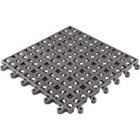 ErgoDeck&reg; General Purpose No. 564 Matting, PVC, 1-1/2' W x 1-1/2' L, 7/8" Thick, Charcoal Air Extreme Inc.