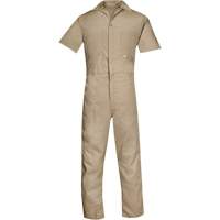 Short Sleeved Coveralls, Men's, Tan, Size Small Air Extreme Inc.