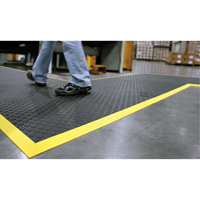 Rejuvenator Connect No. 502 Matting, Polyurethane, 3' W x 3' L, 5/8" Thick, Black Air Extreme Inc.