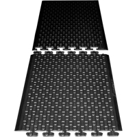 Rejuvenator Connect No. 502 Matting, Polyurethane, 3' W x 3' L, 5/8" Thick, Black Air Extreme Inc.