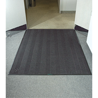 Waterhog&reg; Eco Elite Matting, Wiper/Scraper, 4' x 6' x 3/8", Grey Ash Air Extreme Inc.